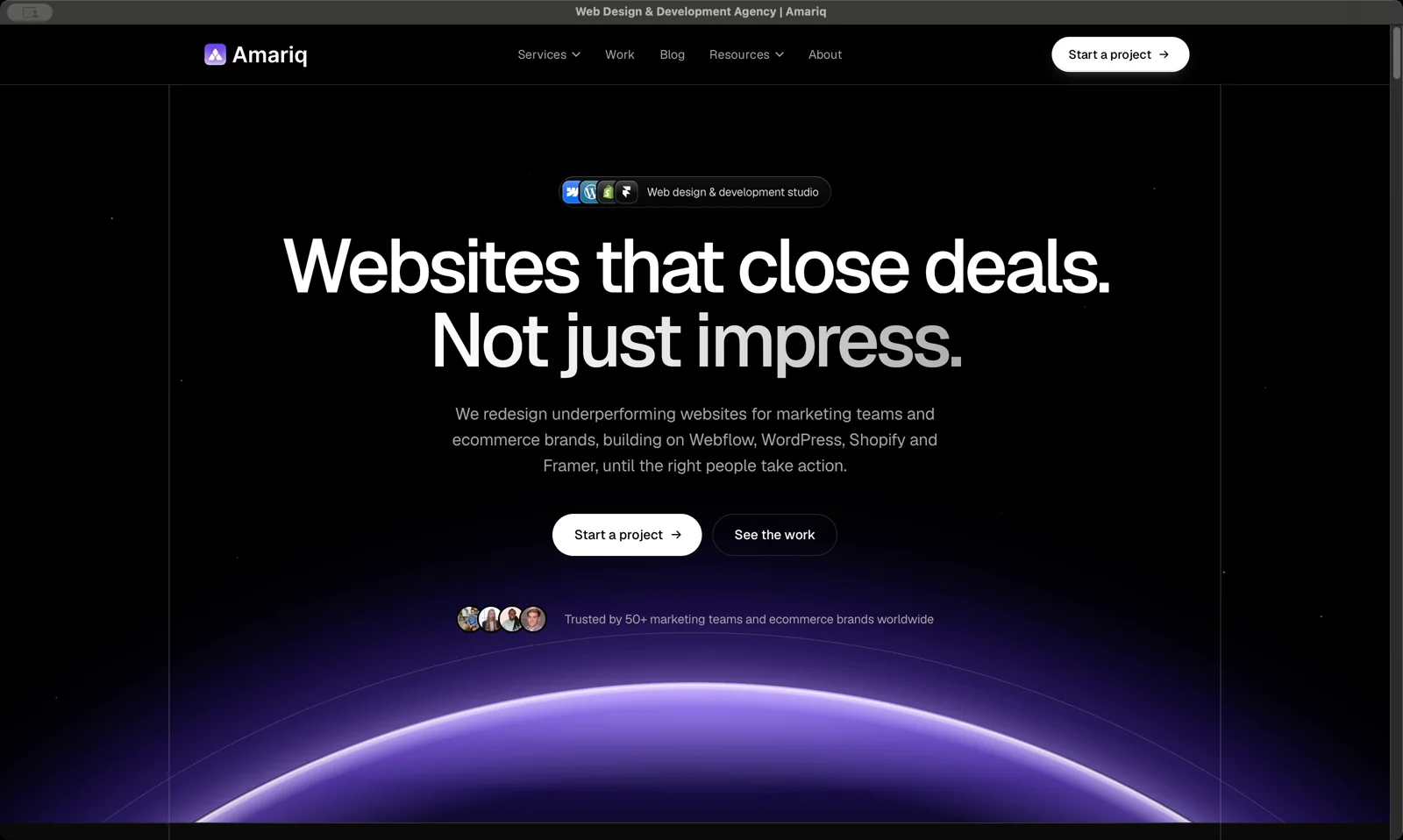 The raw recording: a browser window with no background
